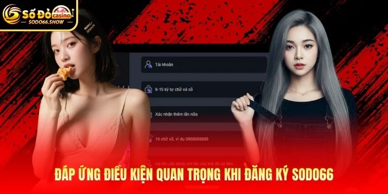 Đáp ứng điều kiện quan trọng khi đăng ký SODO66 Đáp ứng điều kiện quan trọng khi đăng ký SODO66